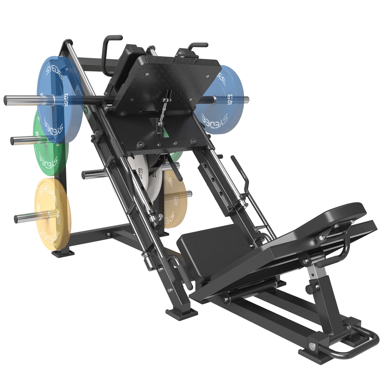 Gpolus 8-in-1 Multifunction Squat Machine Deep Sissy Squat Home Gym Fitness  Ab Trainer