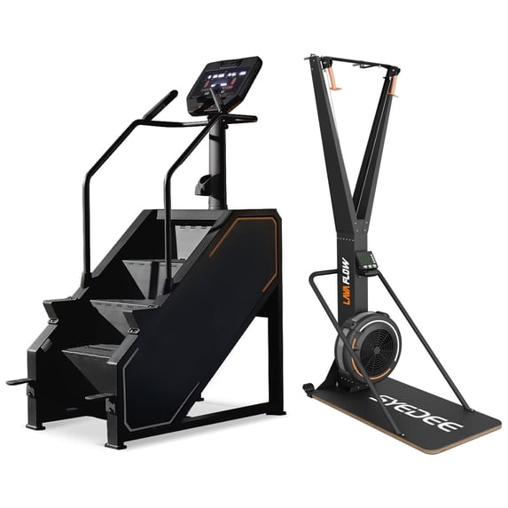 syedee Stair Machine with LED Screen, Stepmill Exercise Machine with 12 Workout Programs, 441 LBS Step Machine, 24-164 Steps/Minute(Black)