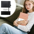 thumbnail image 1 of syligr 2026-2027 Academic Planner, Medium A5 Size 18-Month July 2026 to June 2027 Dated Planner, Weekly & Monthly Layout, PU Leather Cover with Textured Design for Goal Setting, Student, Teacher, 1 of 6