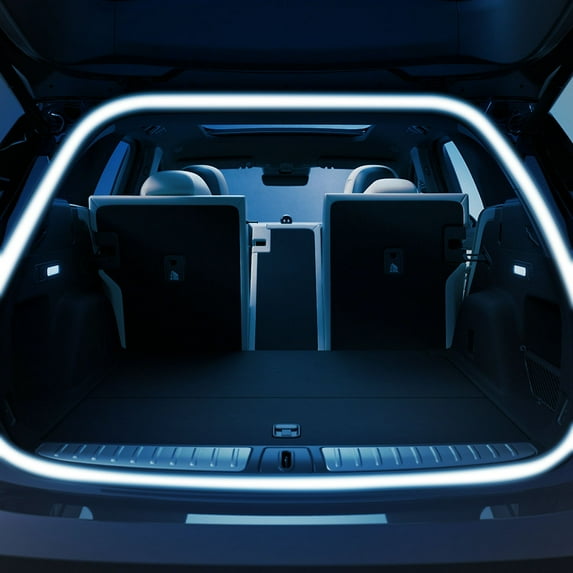 syligr 4 Meter Car Trunk Ambient LED Lighting Strip with Adhesive Tape - Waterproof Interior Accent Light for SUV Truck Cargo Area Visibility - Easy Installation DIY Kit with All Accessories