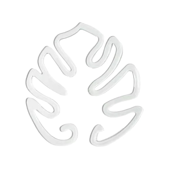 syligr 6 Pack Clear Plant Support Clips, Reusable Flower Stem Holder Stakes, Invisible Orchid Branch Gripper, Anti-Lodging Plant Accessories for Indoor Outdoor Climbing Plants, Gardening Tool