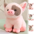thumbnail image 1 of syligr 8 Inch Pink Pig Plush Toy, Cute Soft Piggy Stuffed Animal, Adorable Little Pig Doll, Huggable Farm Animal Plushie for Sleeping Cuddle, Sweet Nursery Decor for Bedroom Shelf,Xmas Birthday Gift, 1 of 6