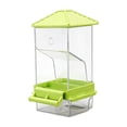 thumbnail image 1 of syligr Automatic Bird Feeder for Parrots Small Birds Transparent Wall Mounted Seed Dispenser for Cage Easy to Fill and Clean No Spill Design for Home and Outdoor Use, 1 of 5