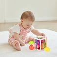 thumbnail image 1 of syligr Baby Shape Sorter Toy for Infants Ages 6+ Months Infant Fine Motor Skill Toys 1 Set 4.3 Inches ABS Plastic Material with Stretchy Strings and Fruits Hand Eye Coordination Learning Gift, 1 of 6