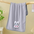 thumbnail image 1 of syligr Easter Bunny Coral Fleece Towel 30x14 Inch Soft Quick Dry Bath Towel for Face Hands Hair Women Men Kids Lightweight Absorbent Machine Washable Bathroom Spa Decoration Holiday Gift, 1 of 6