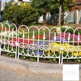 thumbnail image 1 of syligr European Style Garden Fence 22.8x13.4", Plastic Decorative Border Edging for Flower Beds, Mini Fencing for Lawn Paths, DIY Yard Barrier, Outdoor Plant Protection, 1 of 7