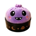 thumbnail image 1 of syligr Halloween Dumpling Plush Toy, Round Bun Stuffed Animal with Steamer Box, Cute Cuddly Plush Ornament for Desk Office Bedroom, Spooky Holiday Gift, Halloween Party Favor, 3.15Inch, 1 of 4