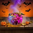 thumbnail image 1 of syligr Halloween Thanksgiving Decor Crystal Glass Pumpkin Table Centerpiece - Fall Harvest Decorative Accent for Dining Table, Bookshelf, Holiday Home Decor & Gift Giving, Party Indoor Decoration, 1 of 6