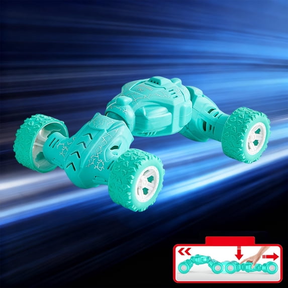 syligr Inertia Twisting Car Toy for Kids Ages 4+ Pull Back Friction Powered Climbing Vehicle All Terrain Plastic Car Model Black Color 5.5 Inch Long Birthday Gift for Boys