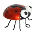 thumbnail image 1 of syligr Iron Beetle Ladybug Wall Hanging, Metal Garden Art, Weather-Resistant Rustic Insect Decor, Fence Wall Tree Patio Yard Balcony Decoration, Spring Outdoor Accent, Unique Gifts for Gardeners, 1 of 6