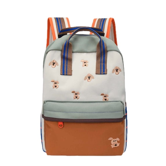syligr Kids Cartoon Backpack for Preschool Daycare, Lightweight Nylon Schoolbag with Wide Shoulder Straps, Cute Children’s Bookbag for Outdoor Travel Activities, Toddler Gift for Boys Girls