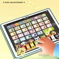 thumbnail image 1 of syligr Kids Learning Tablet for Toddlers Ages 3+ Educational Toy with Alphabet Numbers Math Music Interactive Electronic Toy 7.5 Inch Blue Pink ABS Birthday Christmas Gift, 1 of 6