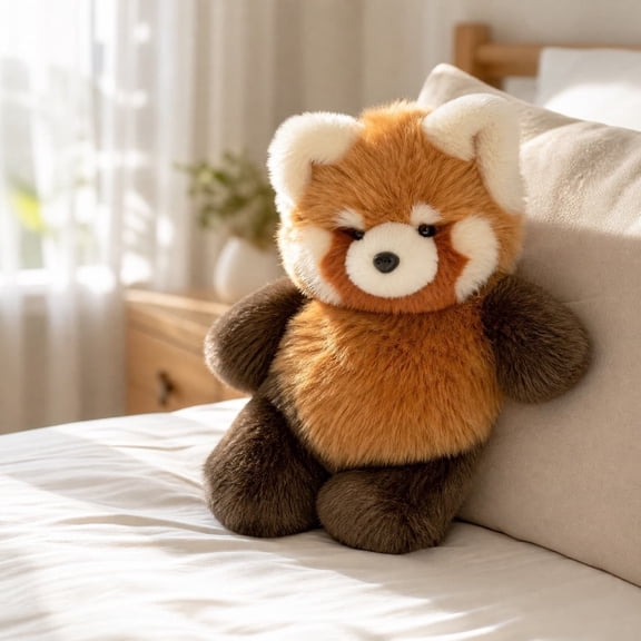 syligr Large Plush Raccoon Stuffed Animal for Cuddling, Soft Panda Plush Toy, Huggable Pillow for Bedroom Living Room Nursery, Cozy Companion for Reading Travel, Christmas Birthday Gift, 22 Inch