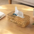 thumbnail image 1 of syligr Modern Tabletop Tissue Box Cover, Decorative Kleenex Holder for Living Room Bedroom, Office Desk Accessory with Non-Slip Base, 1 of 6