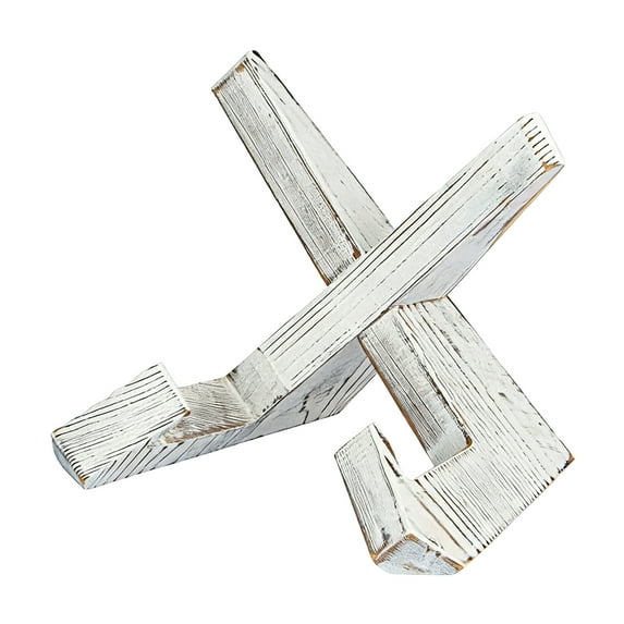 syligr Multi-Functional Wooden Stand, Sturdy X-Shaped Display Stand & Tablet Holder for Kitchen Counter, Desktop, Hands-Free Viewing for Recipes, iPad, Office, Living Room, Decorative Organizer
