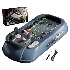 syligr Racing Car Steering Wheel Toy for Kids 3+, Interactive Simulation Driving Console with Adventure Challenge, Desktop Game for Boys Girls, Christmas Birthday Gift, Fun Desktop Racing Challenge