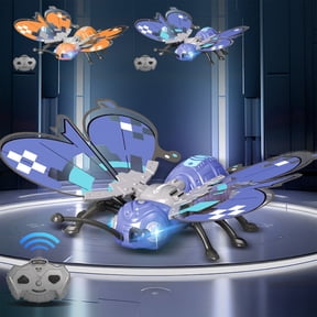 syligr Remote Control Spraying Butterfly Toy, RC Flying Insect with Flapping Wings & Mist Spray, Novelty Electric Toy, Outdoor Interactive Gadget for Party Stage, Summer Birthday Gift