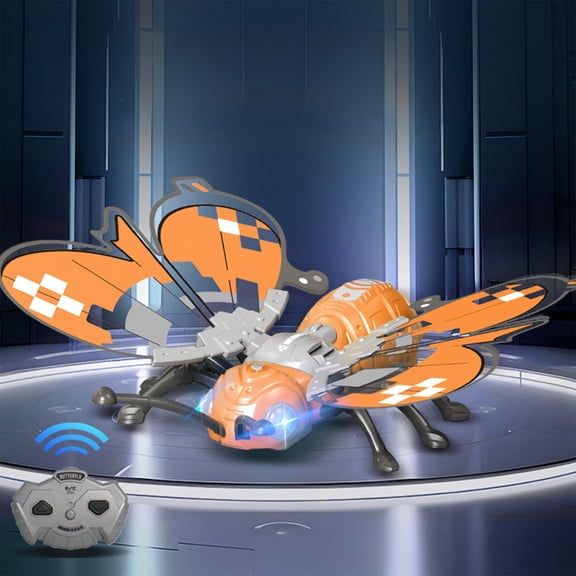 syligr Remote Control Spraying Butterfly Toy, RC Flying Insect with Flapping Wings & Mist Spray, Novelty Electric Toy, Outdoor Interactive Gadget for Party Stage, Summer Birthday Gift