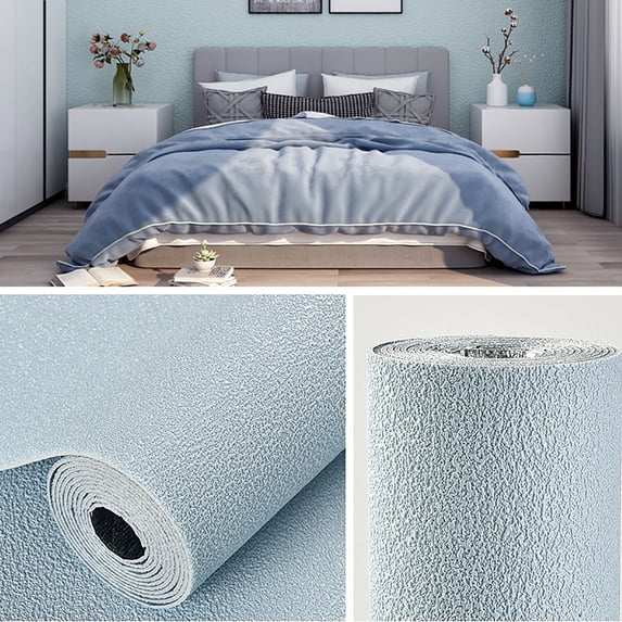 syligr Self-Adhesive Wallpaper, Waterproof Thick Peel and Stick Removable Wall Mural, Glossy White Wood Grain Contact Paper for Cabinets Furniture, Home Decor DIY Gift