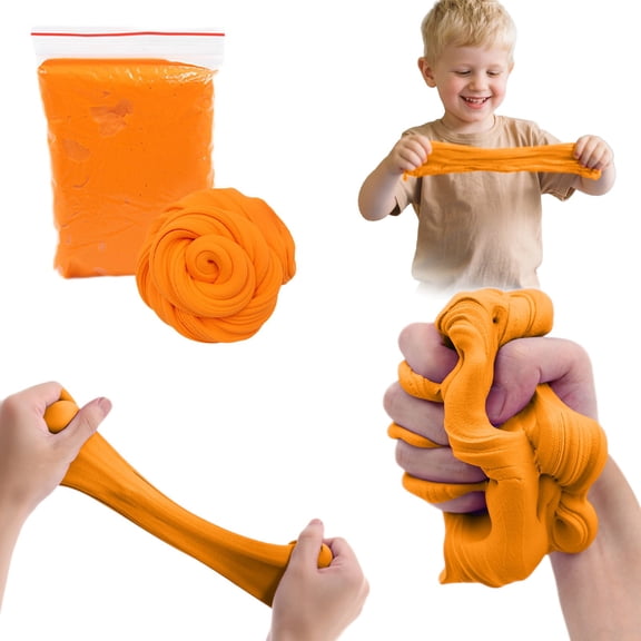 syligr Sensory Stress Relief Toy DIY Craft 20g Furry Butter Slime Cloud Putty Stretchy Soft Non-Drying Colorful with Accessories for Kids Adults Creative Play Therapeutic Relaxing Mindful Soothing