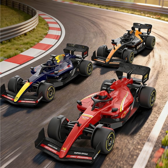 syligr Toy Race Cars for Boys, Inertia Sliding Racing Cars, Cool Vehicle Models for 3-8 Years Old, Push-and-Go Racing Car Playset for Kids Toddlers,Xmas Birthday Party Favors Gift in Box