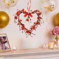 thumbnail image 1 of syligr Valentine’s Day Heart Wreath Decoration 8 Inch Foam Door Wall Hanging with Hook for Window Tabletop Ceiling Home Decor Romantic Gift Anniversary Wedding Party Celebration, 1 of 6