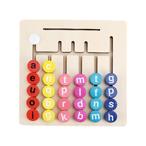 syligr Vowel English Word Maze for Kids Ages 4-8 Letter Tracing Puzzle, Early Learning Educational Toy, Logical Thinking Training, Interactive Classroom Game, Travel Activity, Gift for Preschoolers