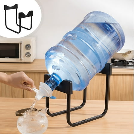 syligr Water Bottle Inverting Stand - 5 Gallon Dispenser Holder with Sturdy Base, Space-Saving Water Storage Rack for Home/Office