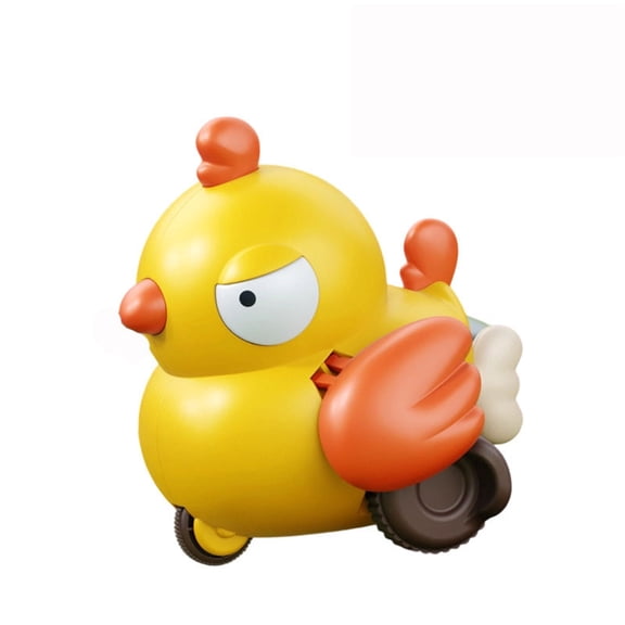 syligr Wind Up Chick Car Toy for Toddlers 1-3 Years Old, Clockwork Walking Bird Toy with Cute Design, Early Learning Activity for Boys Girls, Holiday Christmas Borthday Party Gift, 3.9 Inch