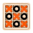 thumbnail image 1 of syligr Wooden Tic Tac Toe Board Game for Kids 4+, Mini Noughts and Crosses Travel Set, Family Party Tabletop Strategy Game, 5.5 Inch, Holiday Party Gift for Game Lovers, Perfect for Travel Car Play, 1 of 5