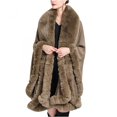 thumbnail image 1 of symoid 2022 Scarf Shawls for Women- New Fashion Christmas and Thanksgiving Pop Casual Thickened Warm Gifts for Women Womens Fall Winter Coats Khaki One Size, 1 of 7