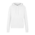 thumbnail image 1 of symoid Mens Active Sweatshirts & Hoodies- Long Sleeve Casual Solid Christmas Pullover Hoodies Mens Big & Tall Activewear Autumn/Spring/Winter White XL, 1 of 8