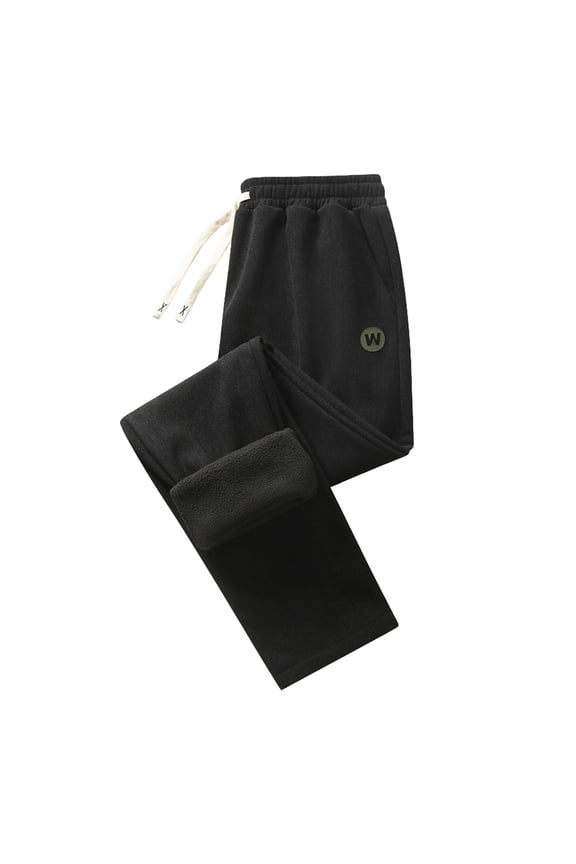 GUZOM Men's Corduroy Wide Leg Pants Stretchy Soft 98%,Elastic Drawstring Waist,Breathable,Black,Size XL Casual Daily Wear