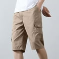 thumbnail image 1 of Fnnxeal Mens Summer Cargo Shorts, Carpenter Shorts for Men Big and Tall Shorts Relaxed Fit Outdoor with Pockets Men's Khaki Casual Pants 4XL, 1 of 9