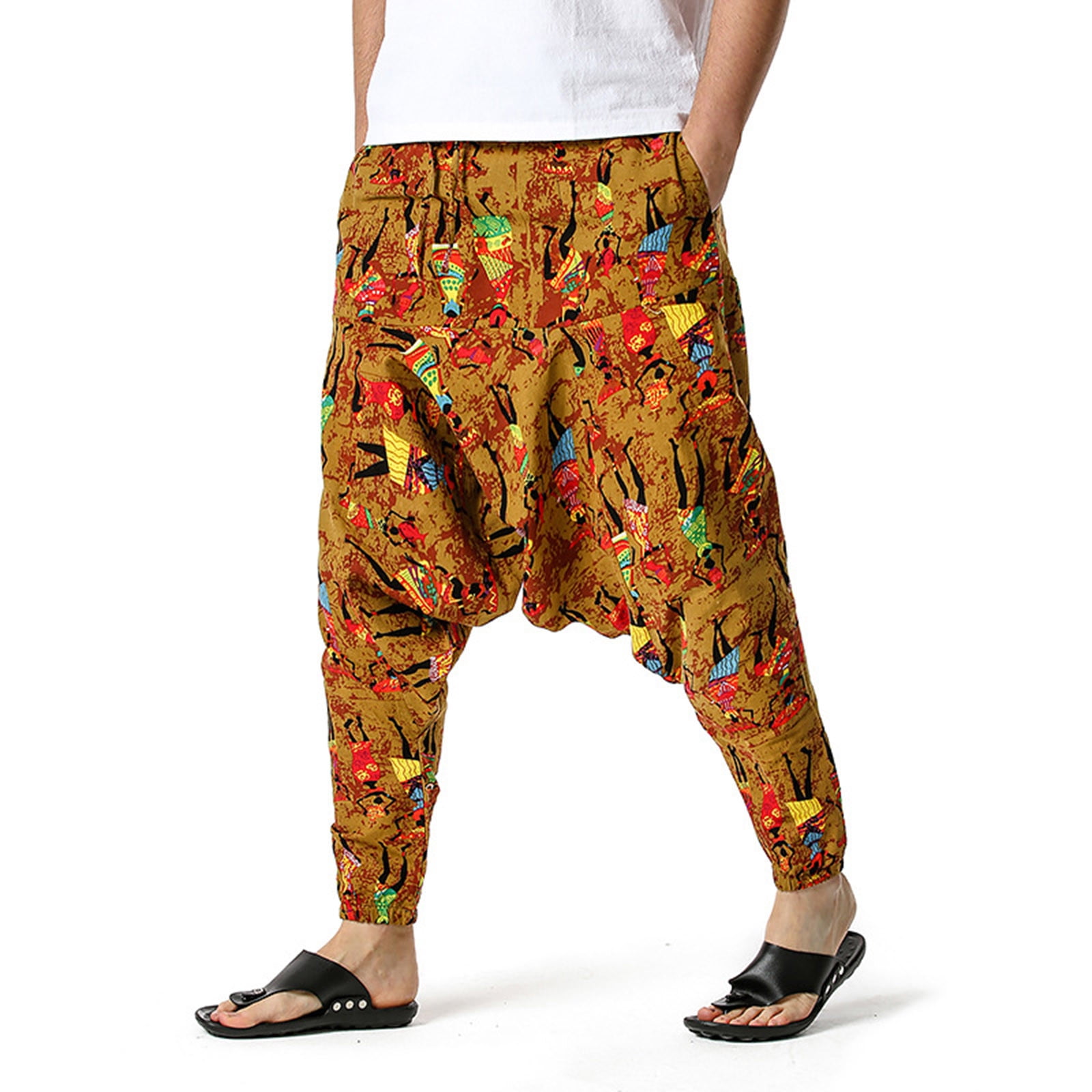 Yellow deals hippie pants