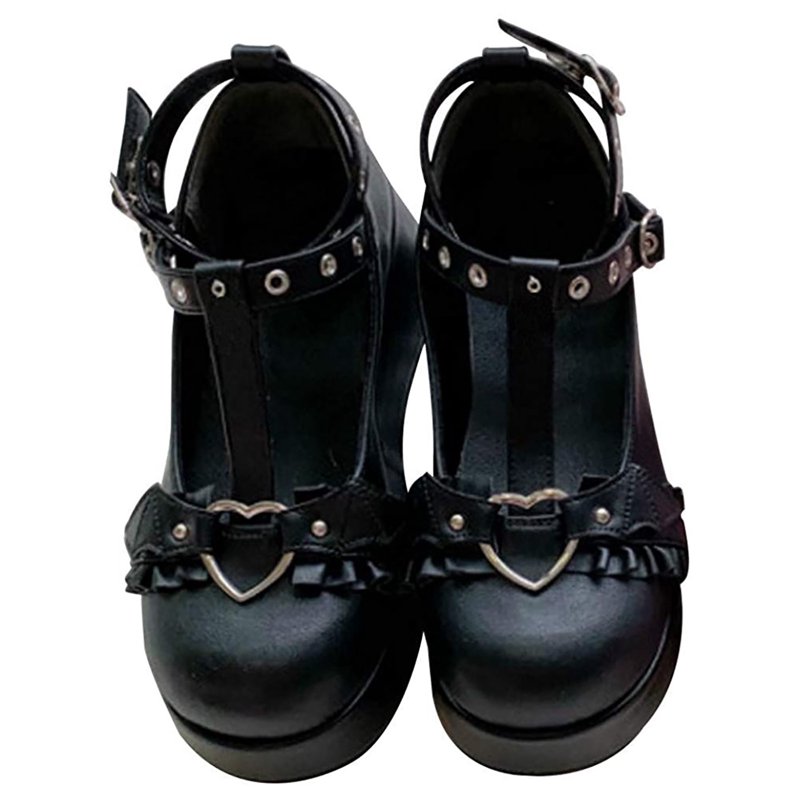 Womens Booties and Ankle Boots- Shoes Sweet Bow Round Toe Ankle Platform Dress Pumps Shoes Oxfords Black 39