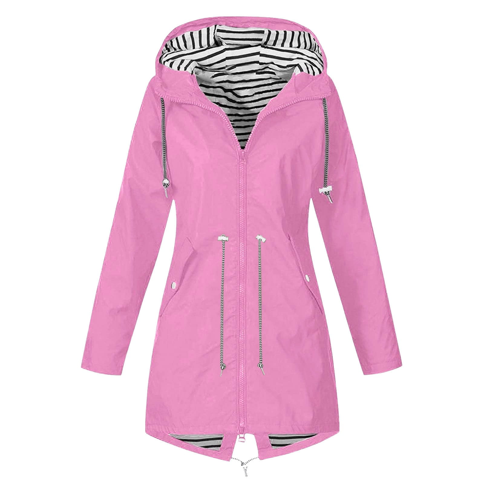 Windbreaker Jackets Womens Rain Coats With Hoods Calvin Klein