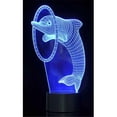 thumbnail image 1 of t  Optical Illusion 3D Dolphin Lighting, 1 of 1