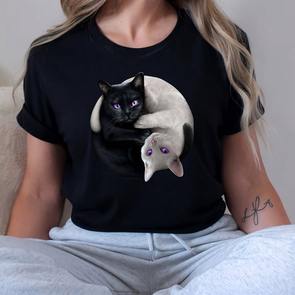 t Yin & Yang Uni, Yin Yang t , t Lover Gift, Animal Graphic , t Mom S1Hirt