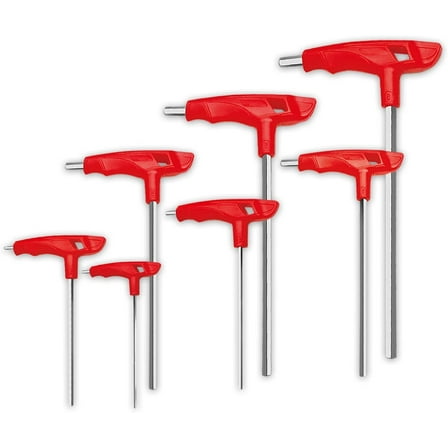 t handle allen wrench set Metric,CR-V heavy duty hex key set with long arm,7-keys 2 2.5 3 4 5 6 8mm