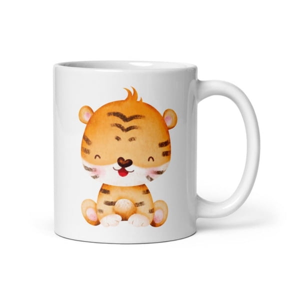 t mug, Tiger Mug, Cute Animal UK