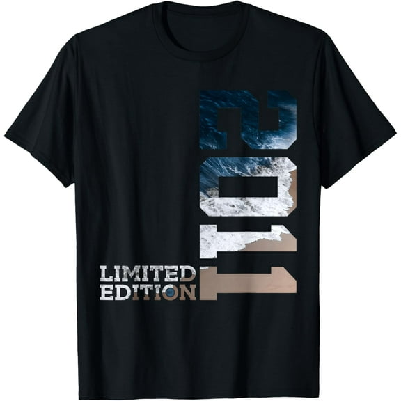 t-shirt 13 YEARS 13TH BIRTHDAY LIMITED EDITION 2011 T-Shirt mens,black,women,funny,journey,Crew Neck, Short Sleeve,custom clothing patterns.gift