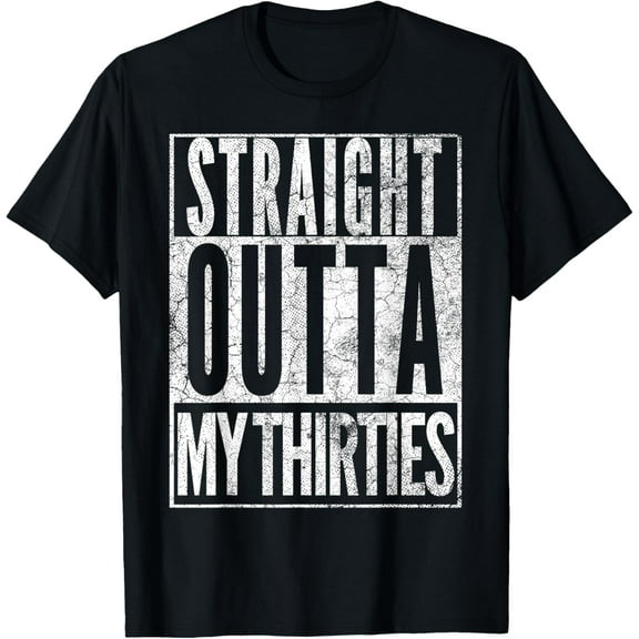 t-shirt 1984 Straight Outta My Thirties 40th BIRTHDAY Gift 40 Years T-Shirt.