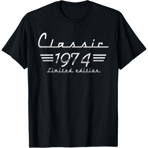 t-shirt 50 Year Old Gift Classic 1974 Limited Edition 50th Birthday T-Shirt.