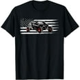 thumbnail image 1 of t-shirt AMERICAN FLAG UTV SIDE BY SIDE SXS OFF ROAD T-Shirt mens，black，women，funny，journey，Crew Neck, Short Sleeve,printing, 1 of 4