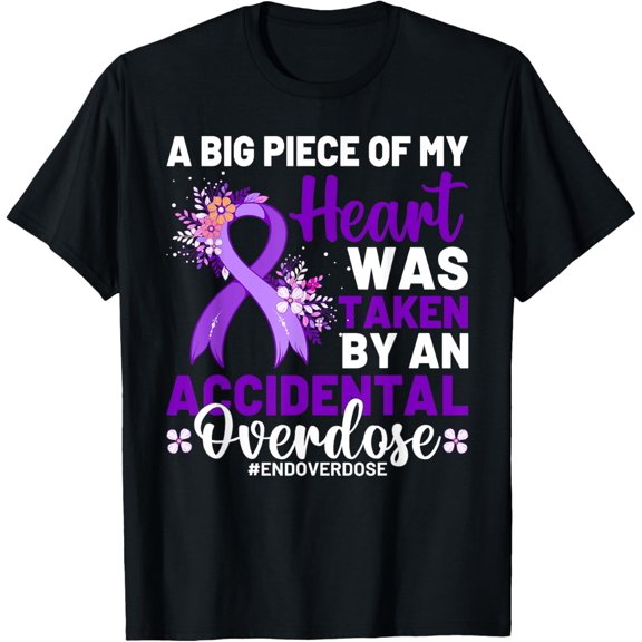 t-shirt Addiction Awareness Drug Addiction Overdose Awareness Day T-Shirt.