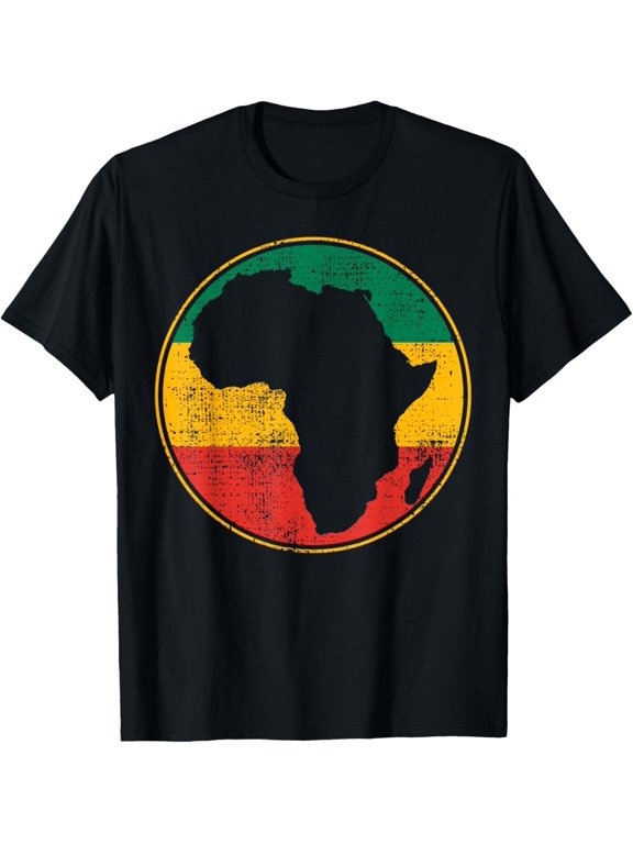 t-shirt Africa Vintage Retro Map Tanzania Namibia Kenya T-Shirt mens,black,women,funny,journey,Crew Neck, Short Sleeve,custom clothing patterns.gift