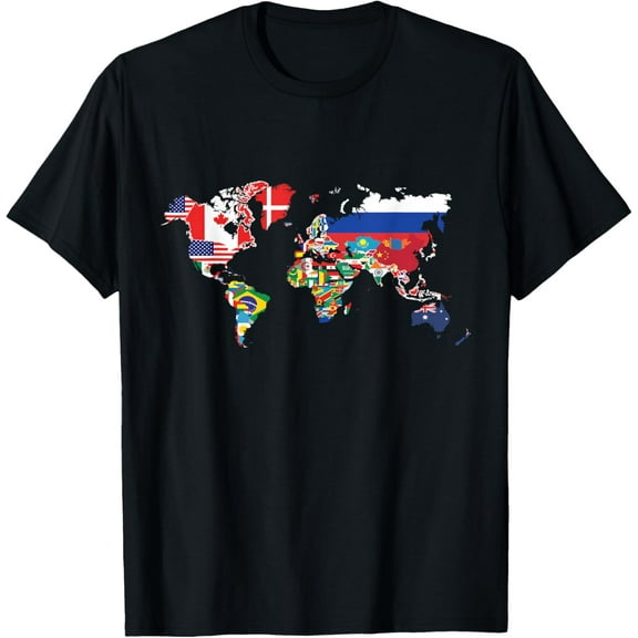 t-shirt All Countries Flags Of The World 287 Flag International T-Shirt mens，black，women，funny，men，journey，Crew Neck, Short Sleeve,printing