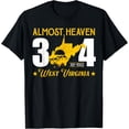 thumbnail image 1 of t-shirt Almost Heaven 304 West Virginia Map T-Shirt T-Shirt mens，black，women，funny，journey，Crew Neck, Short Sleeve,printing, 1 of 4