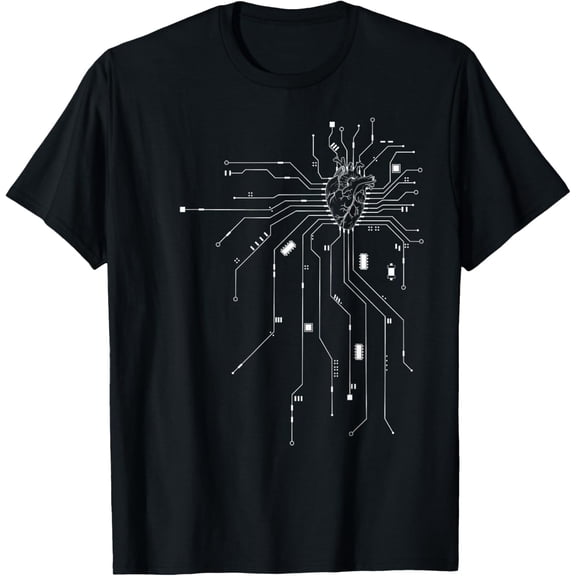 t-shirt Anatomical Heart CPU Processor PCB Board Computer Programmer T-Shirt mens t shirt，black，women，funny，misfits，men，journey